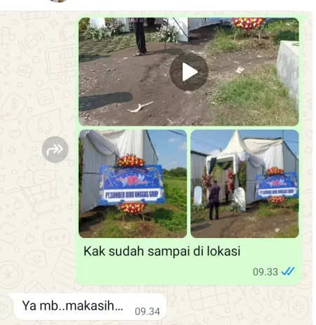 Pengiriman Karangan Bunga Pasir Putih Sawangan