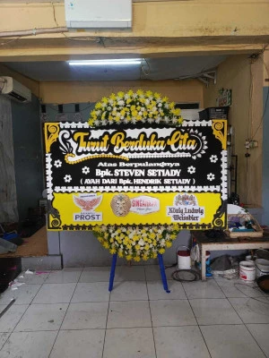 Papan Bunga di Pasir Putih Sawangan